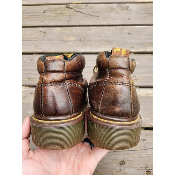 Dr. Martens 8287 Boots Brown Leather‎ Made in England Lace Up Size 9 main image 7